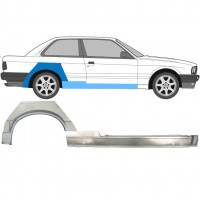 BMW 3 E30 1987-1994 2 TÜR RADLAUF REPARATURBLECH + SCHWELLER REPARATURBLECH / RECHTS