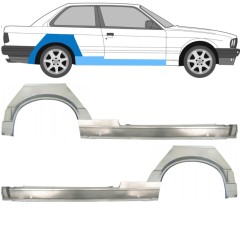 Voll schweller + hinten Kotflügel Reparaturblech für BMW 3 E30 1987-1994 / Satz 11507