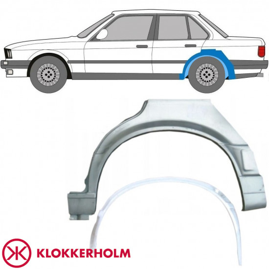 BMW 3 E30 1987-1994 4 TÜR RADLAUF REPARATURBLECH INNEN + AUSSEN / SATZ / LINKS