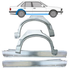 Voll schweller + hinten Kotflügel Reparaturblech für BMW 3 E30 1987-1994 / Satz 11242