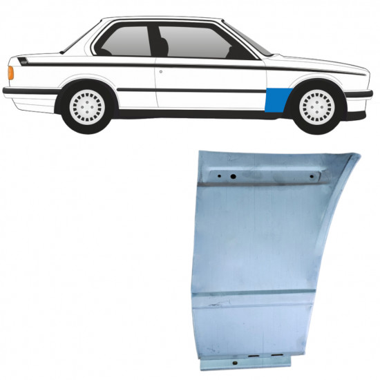 BMW 3 E30 1982-1994 VORNE KOTFLÜGEL REPARATURBLECH / RECHTS