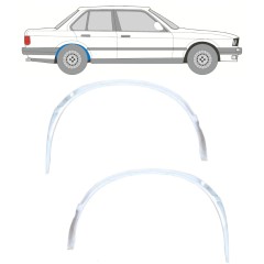 Reparaturblech Innenkotflügel hinten für BMW 3 E30 1982-1994 / Links+Rechts / Satz 10847