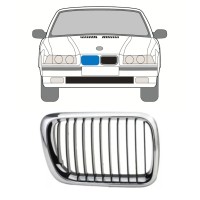 Kühlergrill für BMW 3 E36 1996-2000 / Rechts 16297