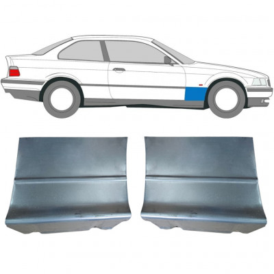 BMW E36 3 COUPE 1990-2000 VORNE KOTFLÜGEL REPARATURBLECH / PAAR