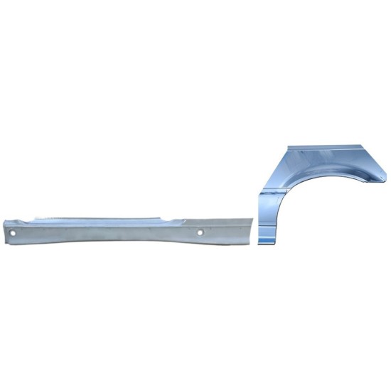 Voll schweller + hinten Kotflügel Reparaturblech für BMW 3 E36 1990-2000 / Links / COUPE / Satz 17024
