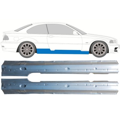 Voll schweller für BMW 3 E46 1998-2006 / Links+Rechts / COUPE / Satz 16814