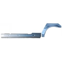 Voll schweller + hinten Kotflügel Reparaturblech für BMW 3 E46 1998-2006 / Links / COUPE / Satz 17060