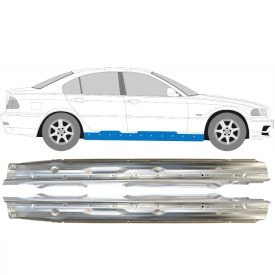 Voll schweller für BMW 3 E46 1998-2006 / Links+Rechts / Satz 14997