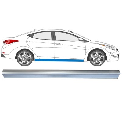Reparaturblech Schweller für Hyundai Elantra 2010-2015 / Rechts 14933