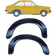 Reparaturblech Kotflügel hinten für Ford Escort 1974-1980 / Links+Rechts / Satz 10732