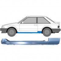 FORD ESCORT 1980-1986 3 TÜR VOLL SCHWELLER REPARATURBLECH / LINKS