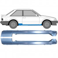 FORD ESCORT 1980-1986 3 TÜR VOLL SCHWELLER REPARATURBLECH / SATZ