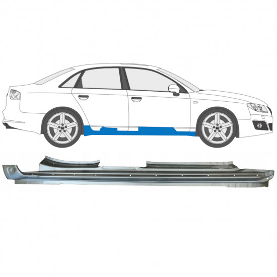 SEAT EXEO 2008-2013 SCHWELLER REPARATURBLECH / RECHTS