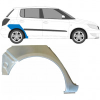 SKODA FABIA 2007-2015 RADLAUF REPARATURBLECH / RECHTS