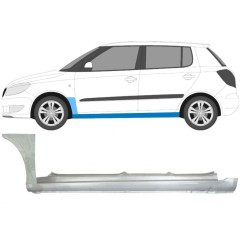 Voll schweller + Reparaturblech Kotflügel vorne für Skoda Fabia II 2007-2015 / Links / Satz 11171