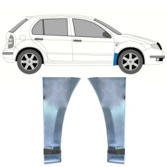 Reparaturblech Kotflügel vorne für Skoda Fabia I 1999-2007 / Links+Rechts / Satz 10595