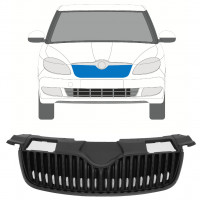 SKODA FABIA 2007-2010 KÜHLERGRILL SCHWARZ