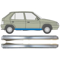 Voll schweller für Skoda Favorit 1989-1995 / Links+Rechts / Satz 14881