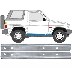 Reparaturblech Innen-Schweller für Daihatsu Feroza Rocky Fourtrak 1984-1993 / Links+Rechts / Satz 17012