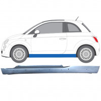 FIAT 500 2007-2018 SCHWELLER REPARATURBLECH MIT LOCH / LINKS