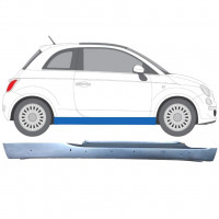 FIAT 500 2007-2018 SCHWELLER REPARATURBLECH MIT LOCH / RECHTS