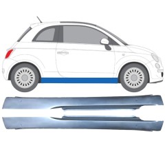 Voll schweller für Fiat 500 2007-2018 / Links+Rechts / Satz 6480