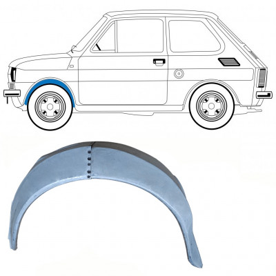 FIAT 126P 1972-1978 VORNE INNEN KOTFLÜGEL REPARATURBLECH / LINKS