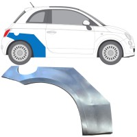 Reparaturblech Kotflügel hinten für Fiat 500 2007-2018 / Rechts 16071