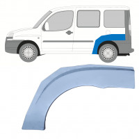 FIAT DOBLO 2001-2010 HINTEN RADLAUF REPARATURBLECH / LINKS