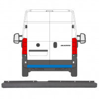 FIAT DUCATO 2006-2018 HINTEN STOSSSTANGE ZENTRAL