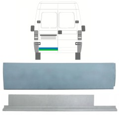 Innen- und Außen-Reparaturblech für die hintere Tür für Peugeot Boxer 1994-2006 / Links / Satz 14044