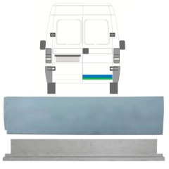 Innen- und Außen-Reparaturblech für die hintere Tür für Fiat Ducato 1994-2006 / Rechts / Satz 9749