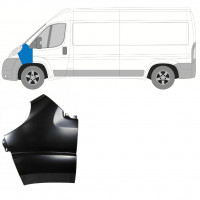 FIAT DUCATO 2006-2014 VORNE KOTFLÜGEL / LINKS