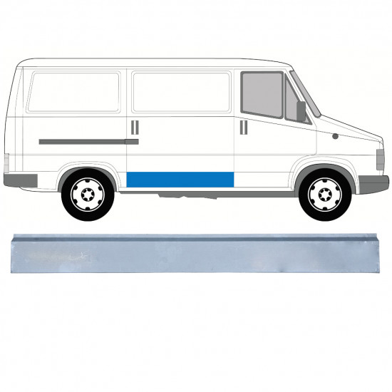 FIAT DUCATO / C25 / J5 1981-1994 SCHIEBETÜR EXTERN REPARATURBLECH / RECHTS