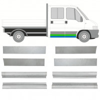 FIAT  DUCATO BOXER RELAY JUMPER DOPPEL KABINE 1994-2006 TÜR REPARATURBLECH + SCHWELLER REPARATURBLECH / SATZ
