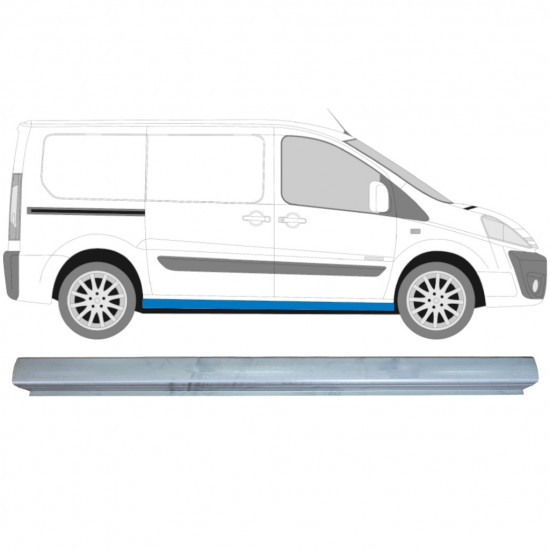 FIAT SCUDO DISPATCH EXPERT 2007- SCHWELLER REPARATURBLECH / RECHTS