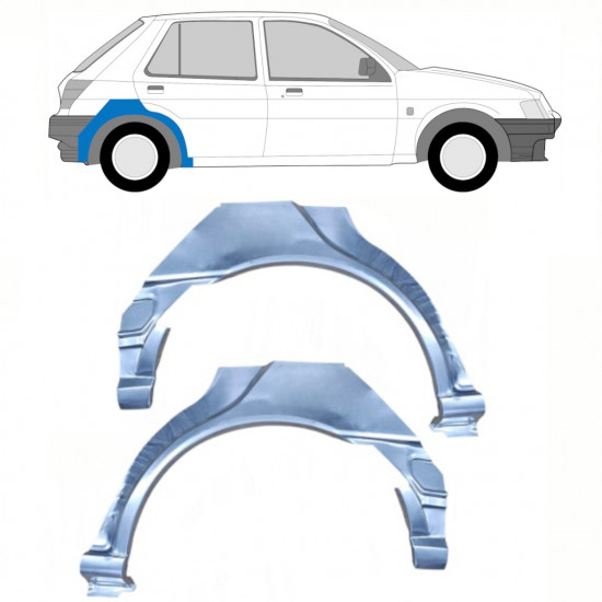 FORD FIESTA 1989-1995 5 TÜR RADLAUF REPARATURBLECH / SATZ