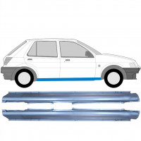 FORD FIESTA 1989-1995 5 TÜR VOLL SCHWELLER REPARATURBLECH / SATZ