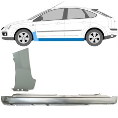 Voll schweller + Reparaturblech Kotflügel vorne für Ford Focus 2004-2010 / Links / Satz 8736