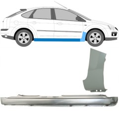 Voll schweller + Reparaturblech Kotflügel vorne für Ford Focus 2004-2010 / Rechts / Satz 8735
