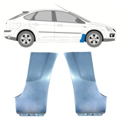Reparaturblech Kotflügel vorne für Ford Focus 2004-2010 / Links+Rechts / Satz 9857