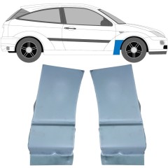 Reparaturblech Kotflügel vorne für Ford Focus 1998-2004 / Links+Rechts / Satz 9615