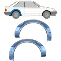 FORD ESCORT 1980-1986 3 TÜR HINTEN RADLAUF REPARATURBLECH / SATZ