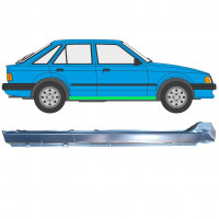 FORD ESCORT 1980-1986 5 TÜR VOLL SCHWELLER REPARATURBLECH / RECHTS