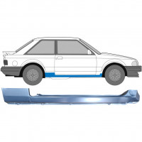 FORD ESCORT 1980-1986 3 TÜR VOLL SCHWELLER REPARATURBLECH / RECHTS