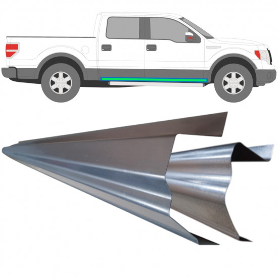 FORD F-150 2008-2014 INNEN + AUSSEN SCHWELLER REPARATURBLECH / RECHTS = LINKS / SATZ