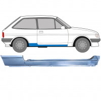 FORD FIESTA 1983-1989 3 TÜR VOLL SCHWELLER REPARATURBLECH / RECHTS