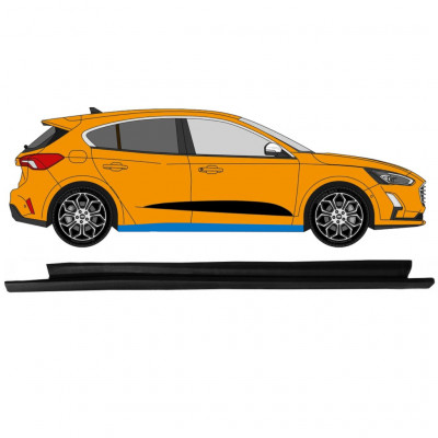 FORD FOCUS 2018- PLASTIC SILL COVER / RECHTS