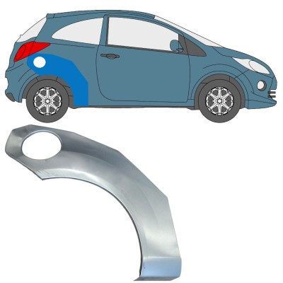 Reparaturblech Kotflügel hinten für Ford Ka 2008-2016 / Rechts 15063