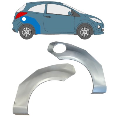 Reparaturblech Kotflügel hinten für Ford Ka 2008-2016 / Links+Rechts / Satz 15065